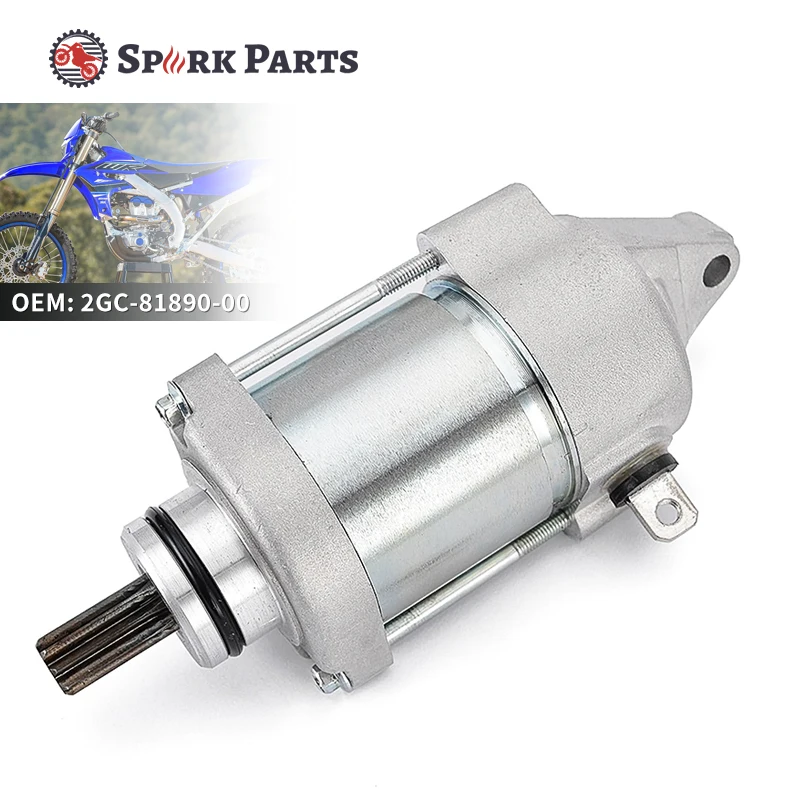 2GC-81890-00 Starter Motor For Yamaha WR450 WR450F YZ450 YZ450FX-WR 450 WR 450F YZ 450FX Engine Parts starter motor set