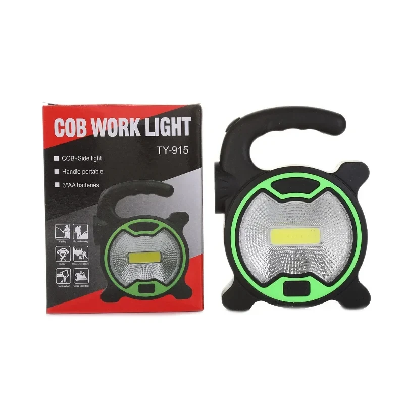 Portable Work Lights COB LED Portable Work Light Handheld Super Bright Lantern for Camping Outdoor Tent No Battery Needed