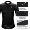 DAREVIE Cycling Jersey SPF 50 Anti-UV Training Level Slim Fit Small Size Men Women Man Cycling Maillot Bike Jersey Cycling Shirt 6