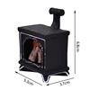 1Pcs 1:12 Dollhouse Miniature Simulation Illuminated Fireplace Model Furniture Accessories For Doll House Decor Kids Toys Gift 5