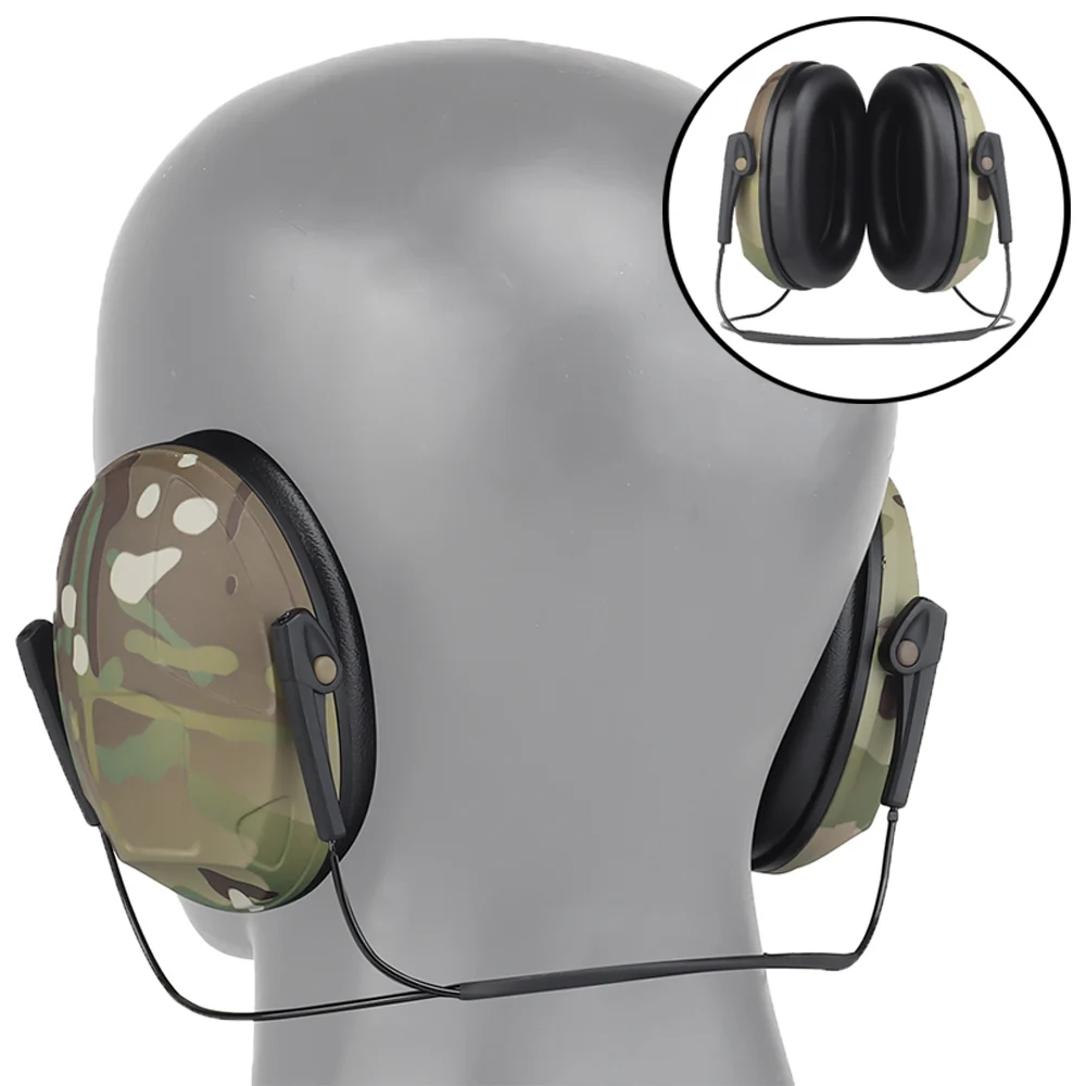 

IPSC Tactical Earmuffs Back Mounted Noise Reduction Headset Hunting Military Airsoft Shooting Hearing Protection Equipment