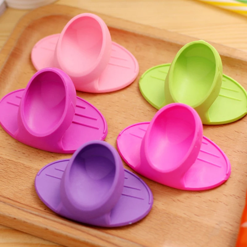 2pcs Silicone Gloves Oven Heat Insulated Finger Gloves Cooking Microwave Non-slip Gripper Pot Holder Kitchen Baking Tool kitchen tools
