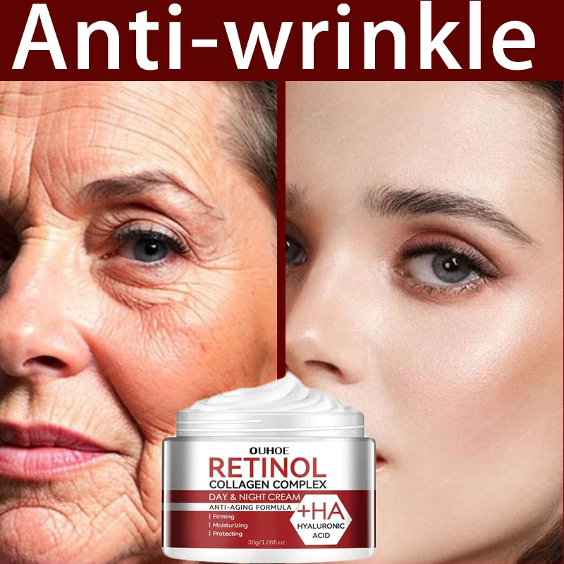 

Retinol Remove Wrinkles Face Cream Lifting Firming Anti-Aging Fades Fine Lines Moisturizing Brighten Skin Care Korean Cosmetics