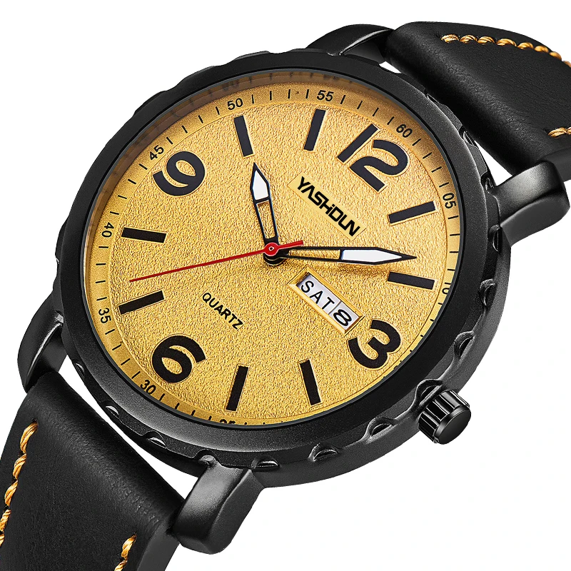 2022 New Simple Men Quartz Wrist Watches for Male Clock Pu Leather Creative Watches Relogio Masculino Wristwatches Gift