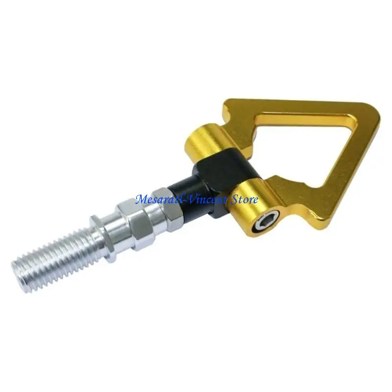 A70F 알루미늄 삼각형 견인 후크 일본 자동차 스타일링 스포츠 모델 트레일러 견인 후크 링 아이 견인 바