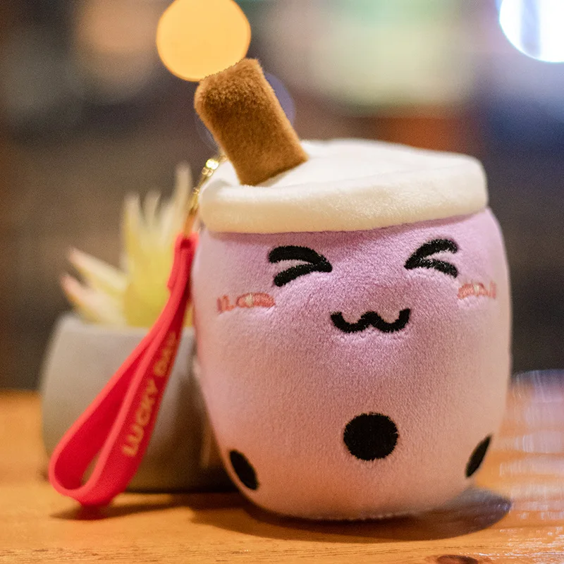 10cm Plush Whale Keychain - Soft Sea Creature Pendant