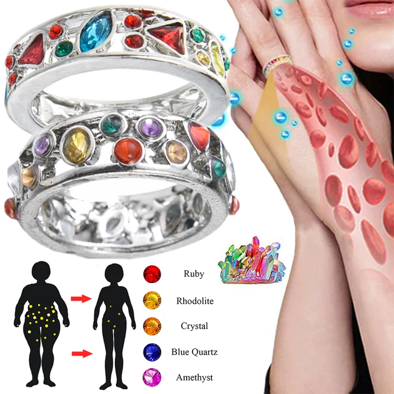 Women Therapy Ring Torina Crystal Quartz Ionix Ring Ionix