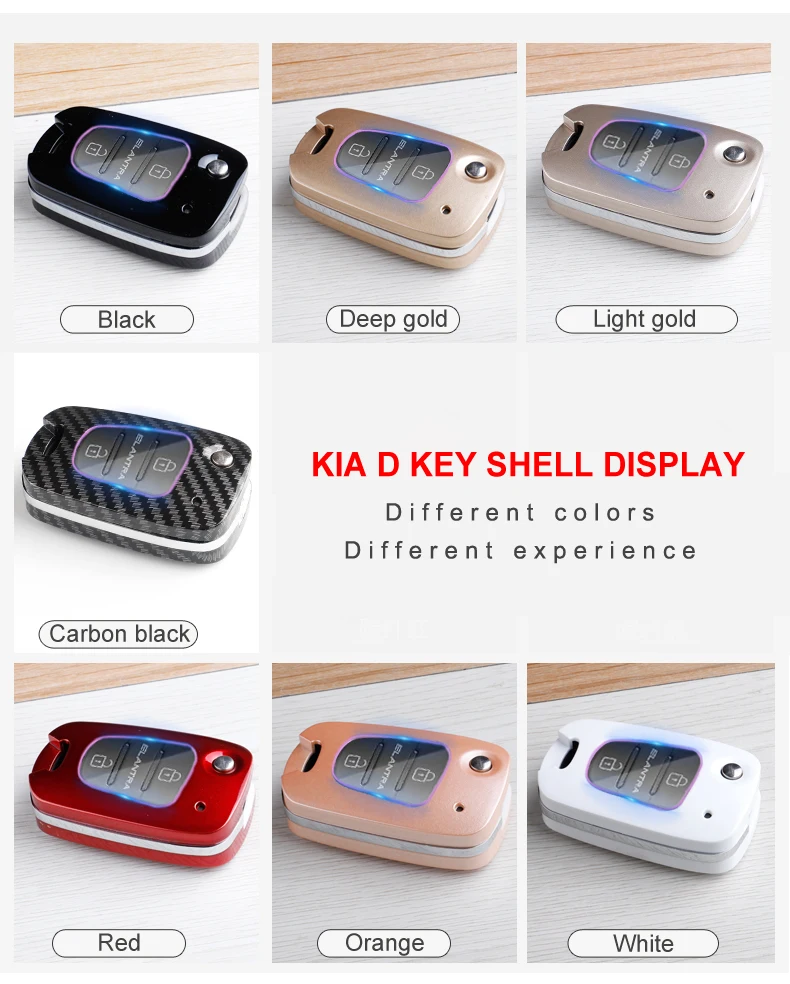 Custodia per chiave auto Fob in fibra di carbonio per Hyundai ix35 i20 i30 Elantra Accent per KIA K2 K5 Sportage Ceed Rio 3 Soul Optima Cerato 6 Custodia per chiave auto Fob in fibra di carbonio per Hyundai ix35 i20 i30 Elantra Accent per KIA K2 K5 Sportage Ceed Rio 3 Soul Optima Cerato - S6edc587f5c5745868ccda94ac0f77100p