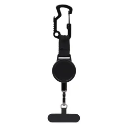 Retractable Anti - Theft Phone Strap with Extendable Key Chain (Style - A)