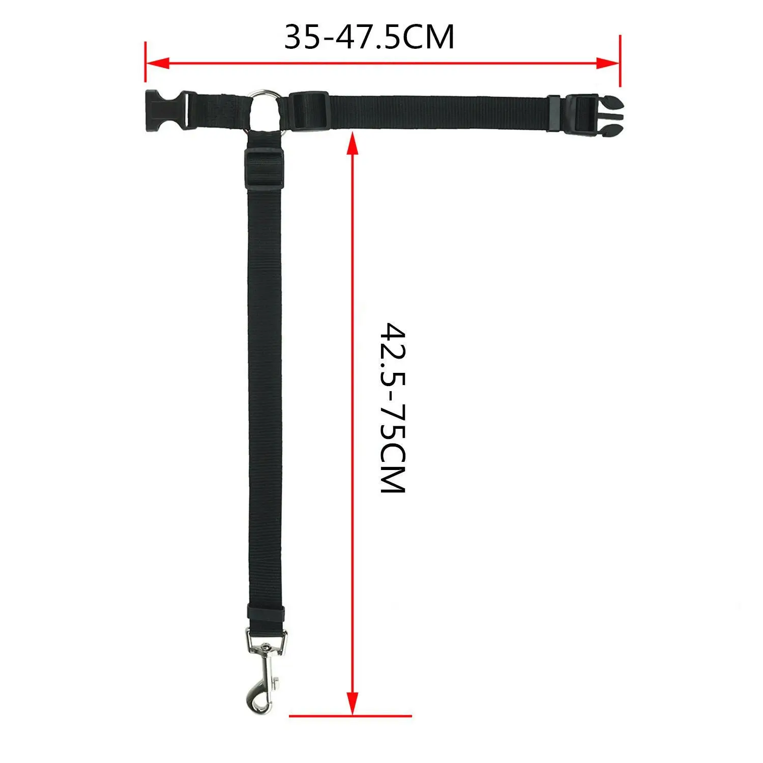 Dog Seat Belt Dog Leash Dog Harness Pet Collar Pet Harness Leash Pet Seat Belt Solid Color Two-in-one Pet Car Seat Belt Nylon Lead Leash Backseat Safety Belt Adjustable Dogs Harness Collar Pet Accessories