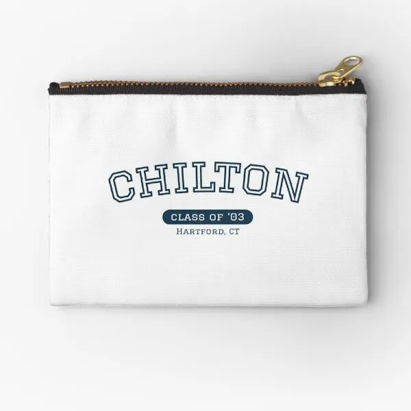 

Chilton Rory Gilmore School Zipper Pouches Women Bag Underwear Pure Cosmetic Coin Pocket Storage Small Socks Key Men Panties