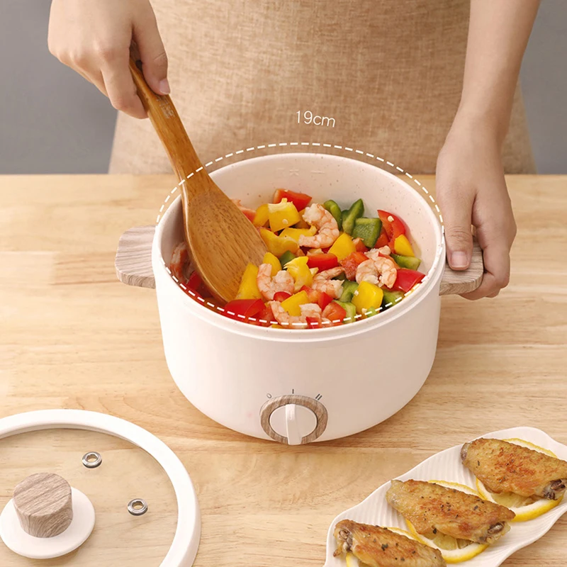 Multi-function Mini Cookers Electric Cooking Boiling Pot Electric Heat Pan Dormitory Household 1-2 People Electric Rice Cookers 2