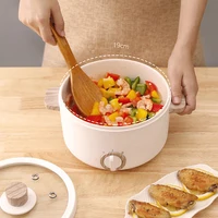 Multi-function Mini Cookers Electric Cooking Boiling Pot Electric Heat Pan Dormitory Household 1-2 People Electric Rice Cookers 2