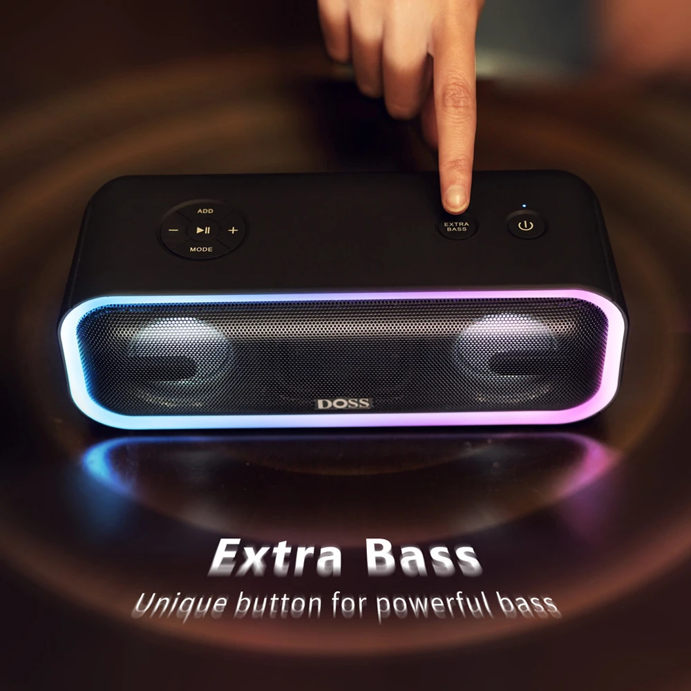 Doss-Bluetoothスピーカー,サウンドボックス,ワイヤレス音楽,24W