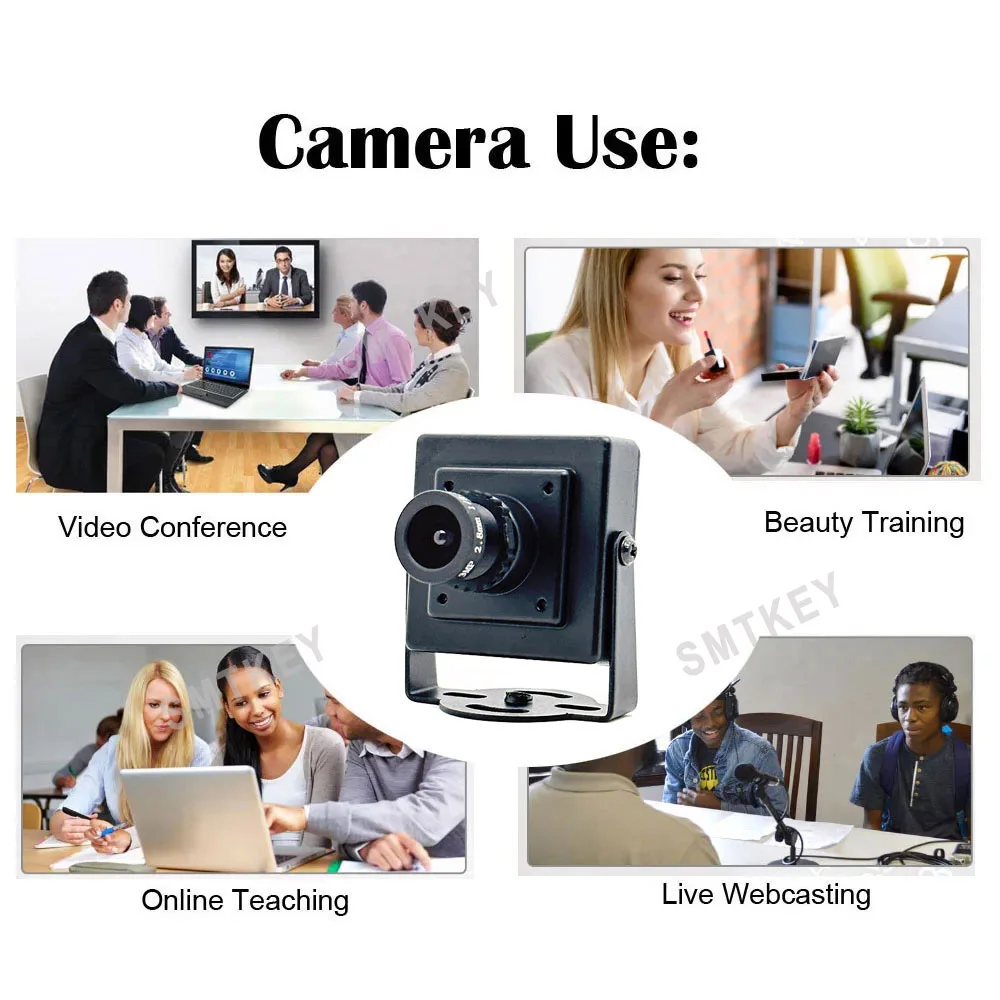 8MP 5MP 4MP 2MP 720P PC Webcam Wide View 2.8mm Lens For Live Streaming Teaching USB Mini Camera Support UVC OTG To Phone
