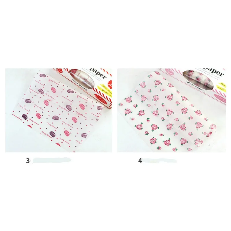 Bulk Pack: Premium Wax Paper Food Wrappers - Grease-Resistant Baking & Wrapping Sheets