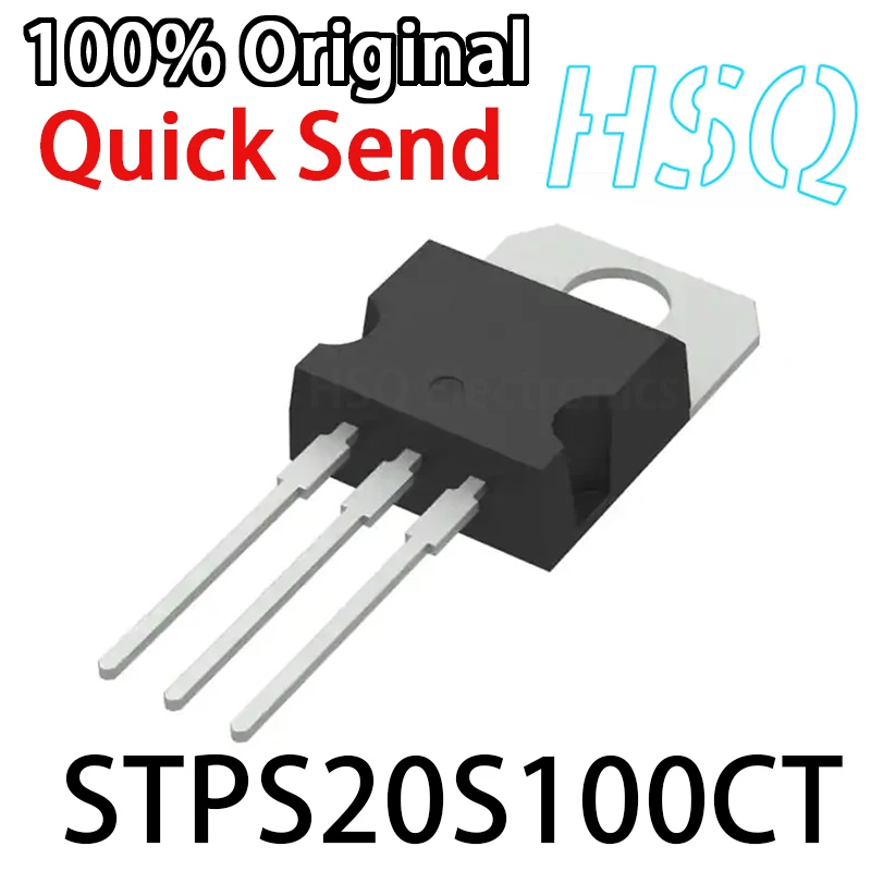 

1PCS New Original STPS20S100 Schottky STPS20S100CT Diode Directly Inserted TO-220