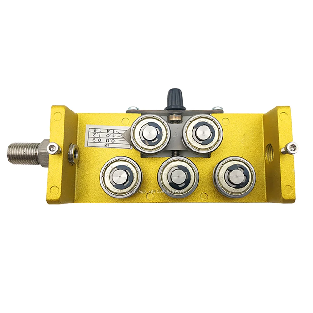 MAG kaynak teli düzleştirici FCAW tel doğrultma aracı kaynak robotu tel besleme aksesuarları üç/beş/yedi rulmanlar