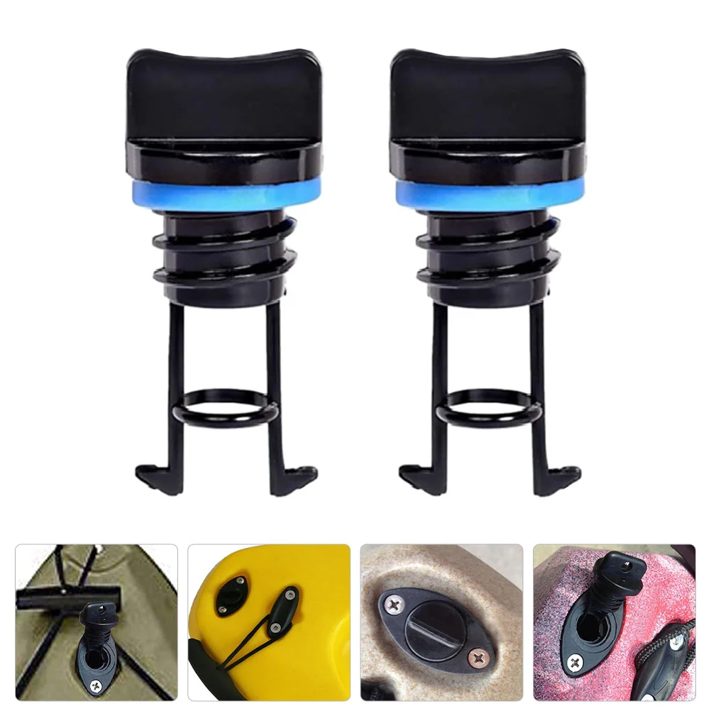 

2pcs Universal Plug Marine Boat Plug Bung Nylon Thread Boat Stopper Drain Holes Plugs