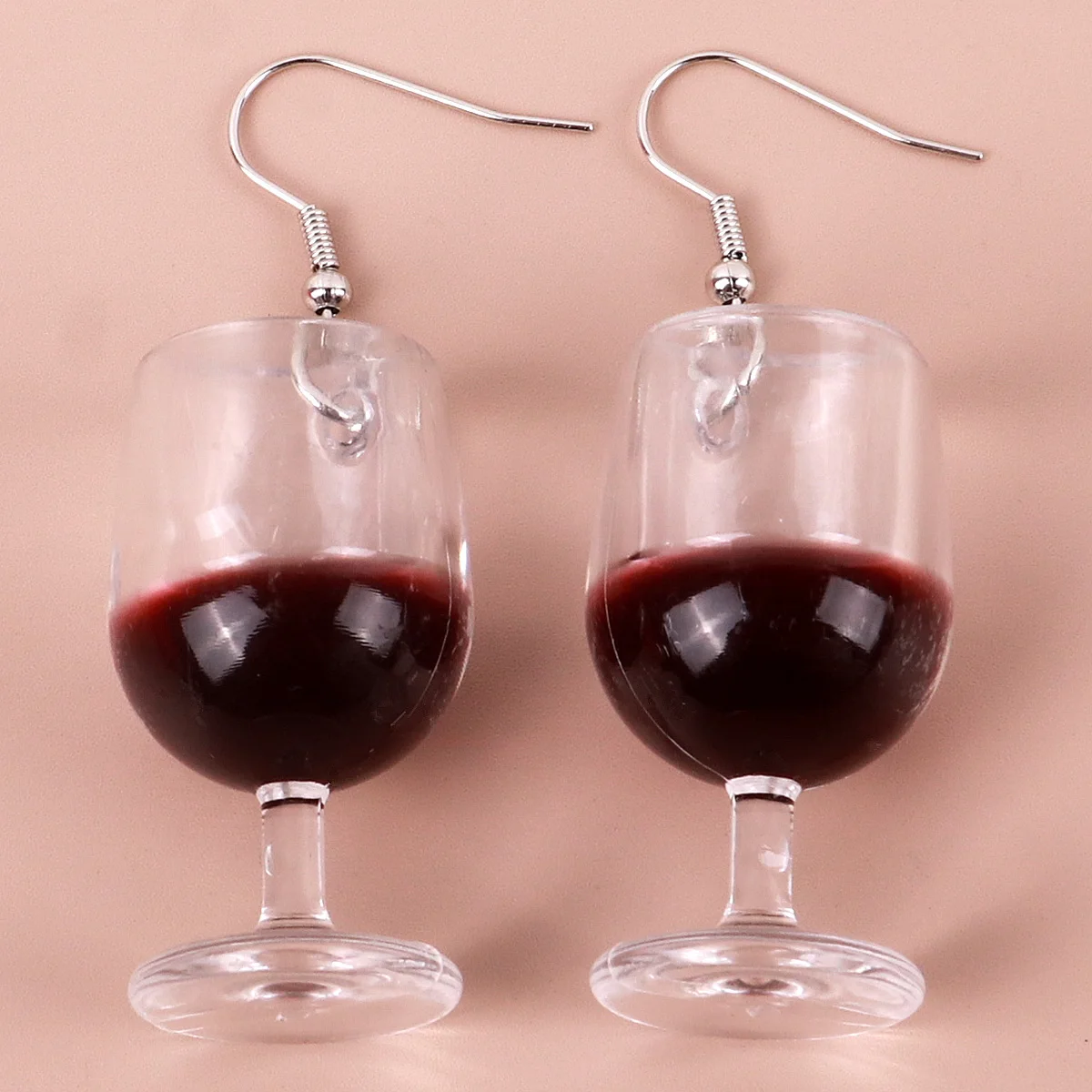 Acrylic Dangle Earring for Women Resin 3D Drink Cup Bottle Drop Earring Funny Creative Jewelry Gifts New Large Red Wine Glasses dangle earrings drop earrings acrylic earrings