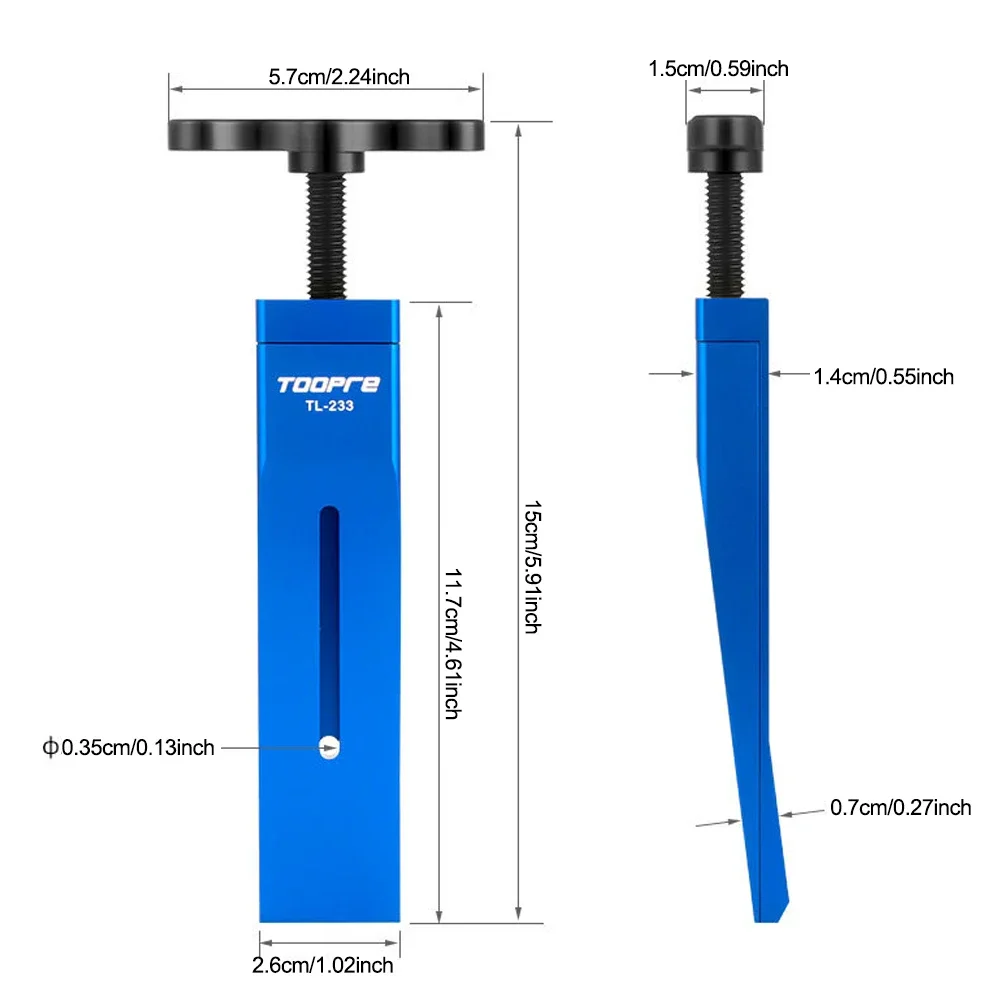 Bicycle Caliper Hydraulic Brake Piston Press Maintenance Repair Tool Reset Retracting Brake Caliper for Road Mountain Bicycle
