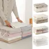 Transparent Quilt Storage Bag Large Capacity Waterproof Clothes Storage Organiser with Handle Dustproof Clothes Storage Bag 1