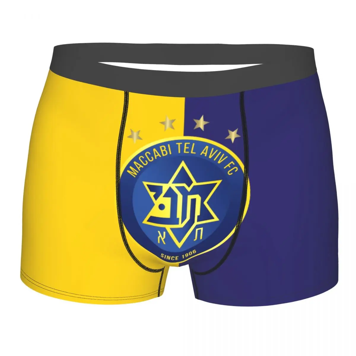 Israel Maccabi Tel Aviv Fc Men's Lightweight Micro-Stretch Boxer Briefs mens casual summer shorts Casual Shorts