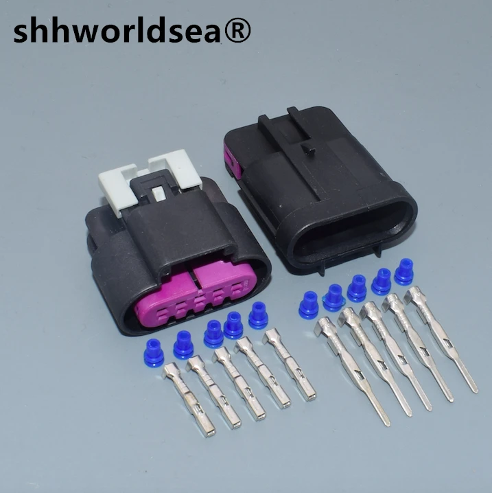 Shhworldsea 5 контактов 150 мм 15326822 Герметичный Женский Штекерный разъем расходомера