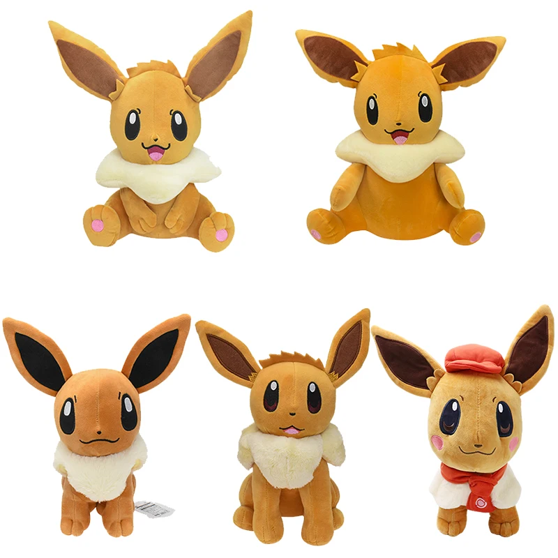 

Big Size Pokemon Plush Toys Eevee Umbreon Cartoon Figure Peluche Dolls KJolteon Vaporeon Sylveon Anime Stuffed Dolls Gifts