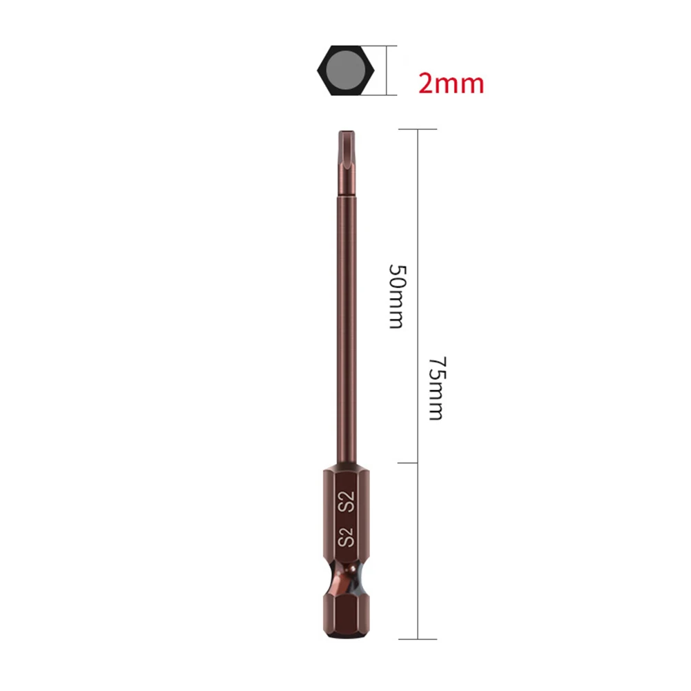 

Набор бит для отвертки с шестигранной головкой, магнитные наконечники из легированной стали, совместимые с электродрелями