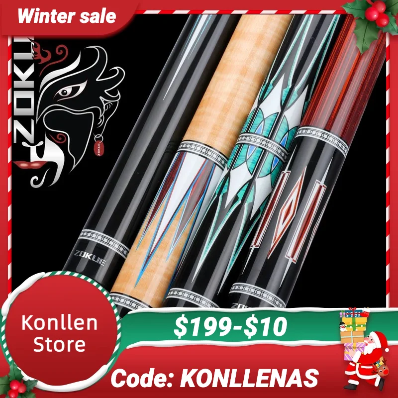 Zokue Carom Stick Professionale Carom Stecca Da Biliardo Coreano 3 Cuscino Stecca Da Biliardo Carom Taper 12Mm Punta 142 Cm Libre Stecca Con Custodia