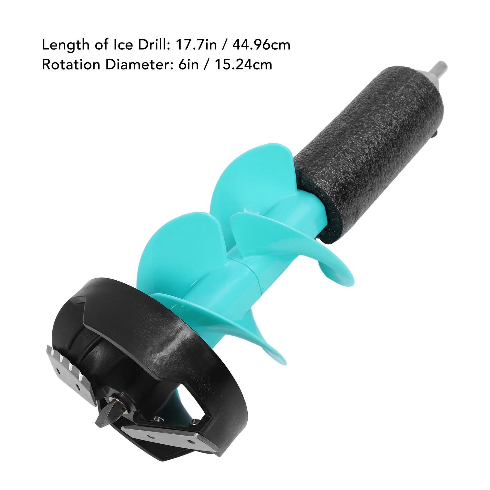 Spud Bar Ice Fishing Ice Auger Drill Bit, 6