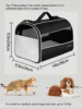 Cat Carriers Dog Carrier Pet Carrier for Small Medium Cats Dogs Puppies up to 16 Lbs, TSA Airline Approved Small Dog Carrier 6