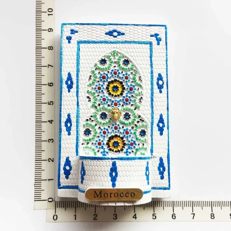 Wedare Marocco Casablanca 3D Frigo Magnete Turistico Souvenir Travel