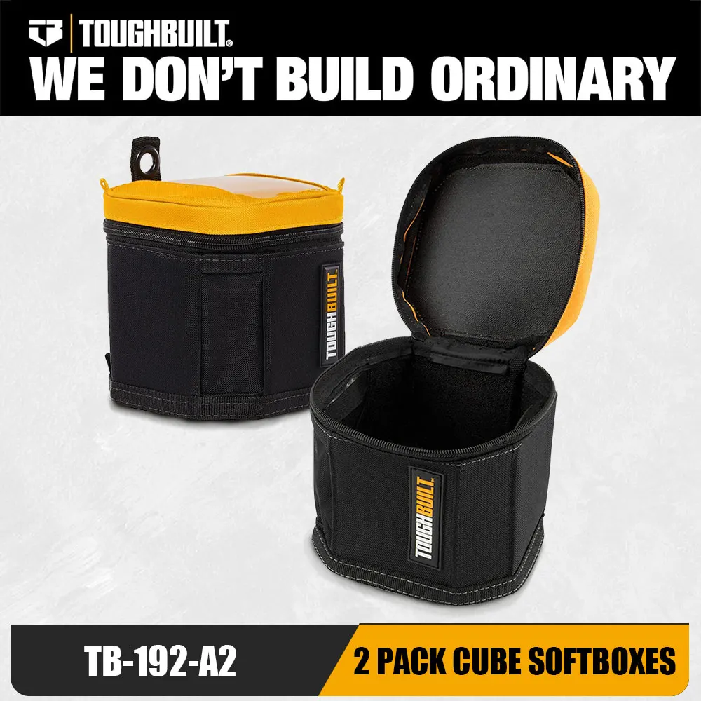 터프빌트 소프트박스 큐브 2팩 소형 공구 보관함 (자동차 수리, 건설, 차고 및..