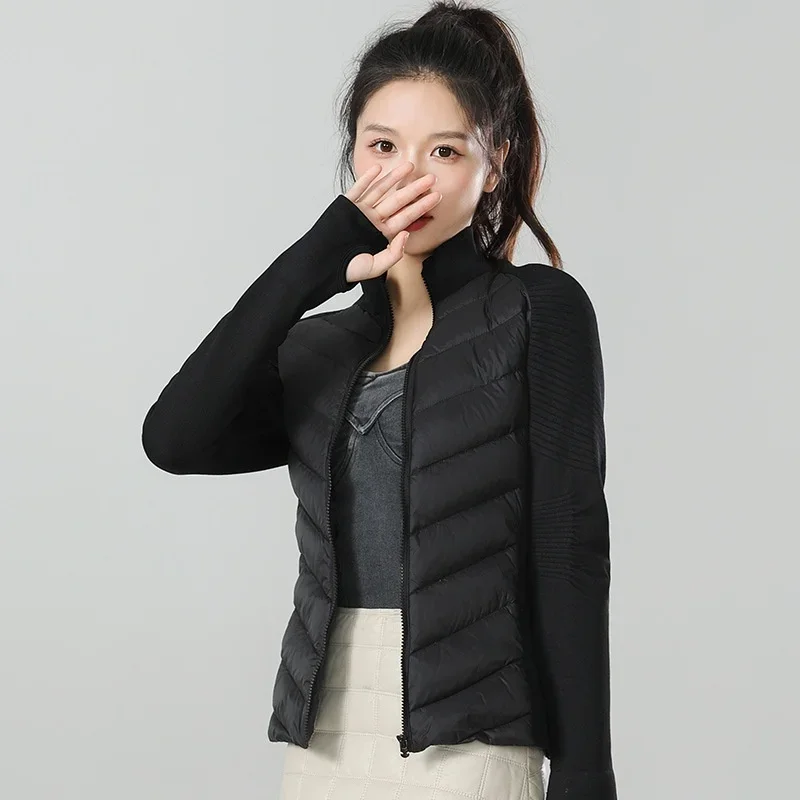 Women Horse Riding Riding Down Jackets Winter Windproof Lightweight Warm Coat White Duck Filling Horse Riding equitation - Image 2