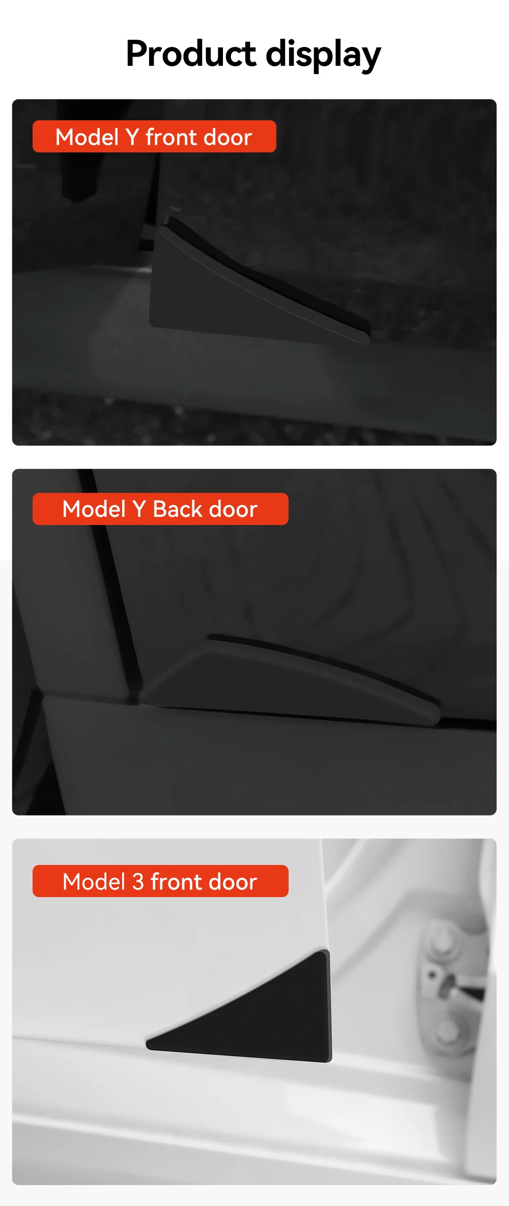 YZ Für Tesla Modell Y 3XS Juniper Highland Tür Rand Aufkleber Anti-Scratch Schutz Film Auto Aufkleber Schutz pads zubehör – Detail 12