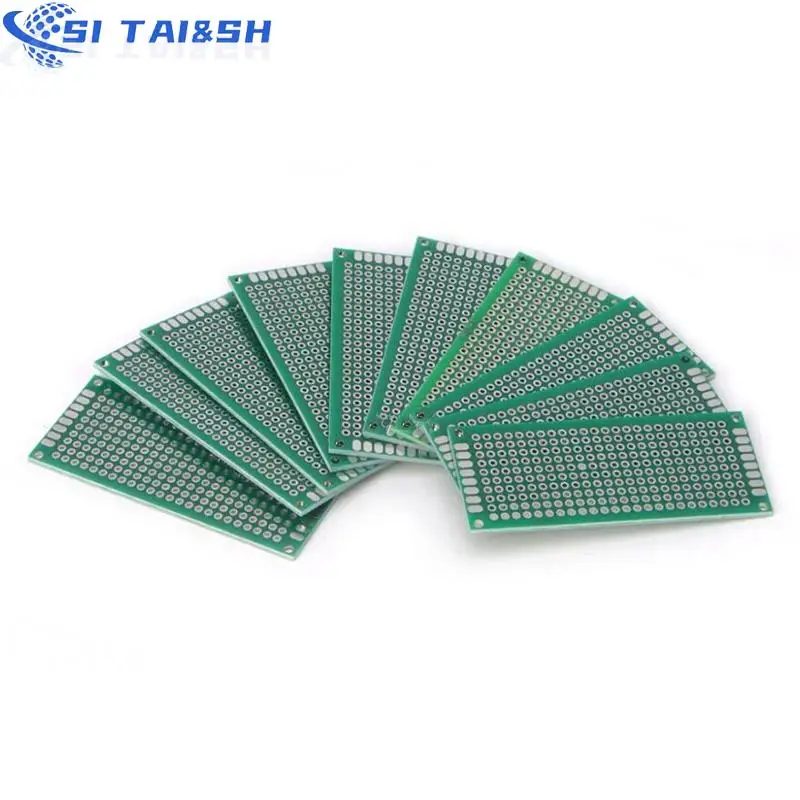 10pcs Electronic PCB Board 3x7cm Diy Universal Printed Circuit Board 3 ...
