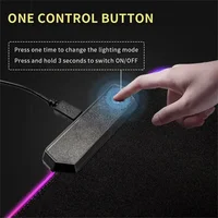 RGB Mousepad Computer Game Lock Edge Deskmat Xxl Keyboard PC Non-slip Carpet LED Glowing Anime Goku D-Dragons Balls Mausepad Rug - Image 4