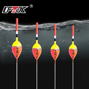 FTK Barguzinsky Fir Light On The Dark 5Pcs/Lot Fishing Float Length 18-22.5cm Float Weight 1g-4g For Carp Fishing