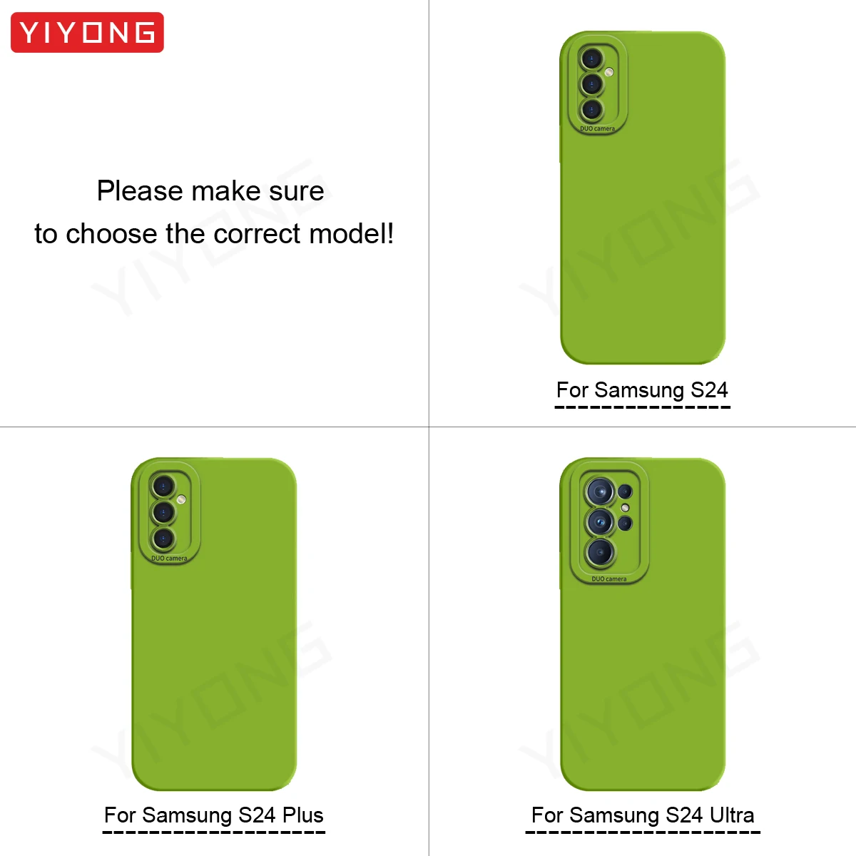 YIYONG Silky Liquid Silicone Soft Phone Case