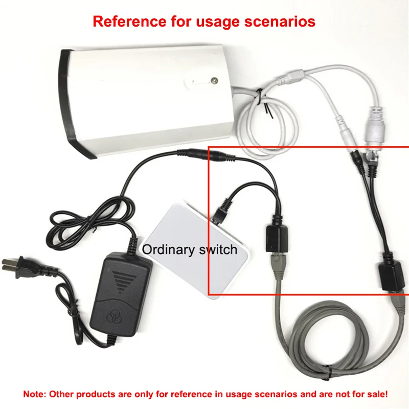 Passieve Poe Injector En Poe Splitter Kit,1 Paar 12V Rj45 Passieve Poe Injector En Poe Splitter Kit,1 Paar 12V Rj45