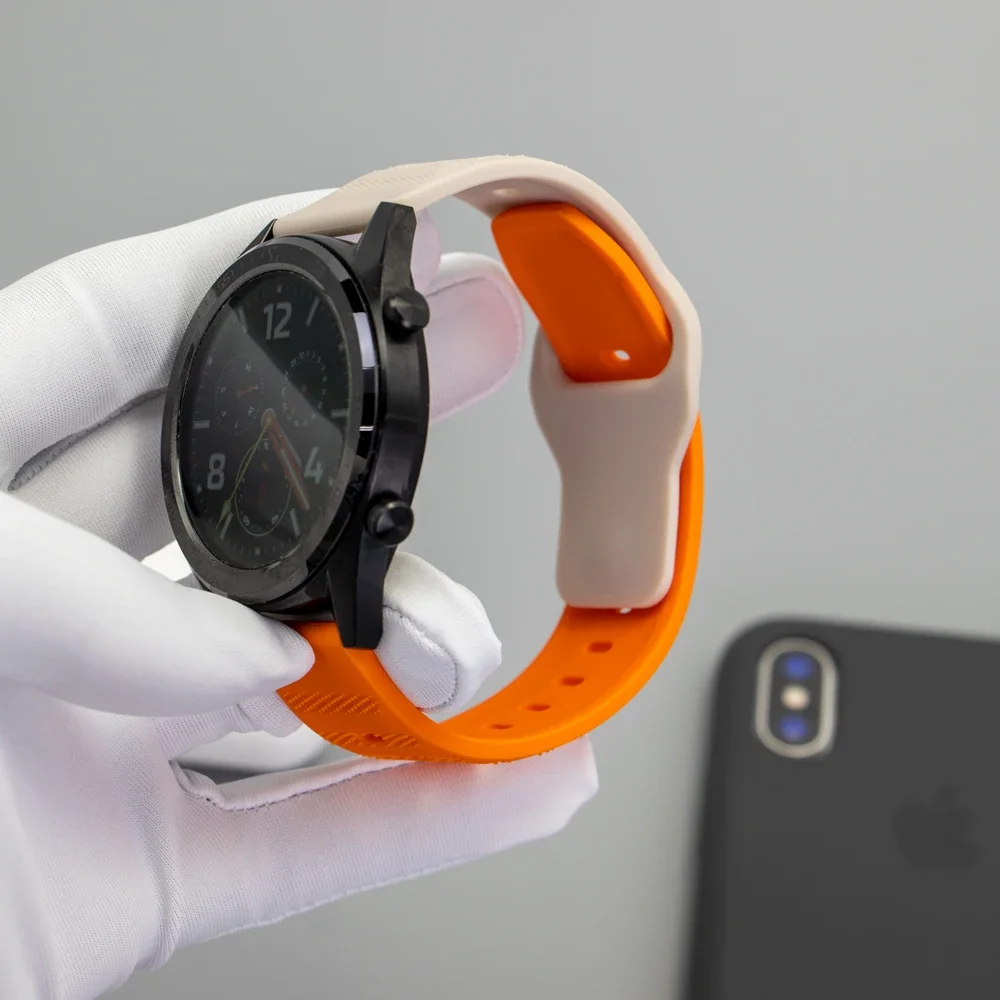 Silicone Strap Band Bracelet - 20mm & 22mm
