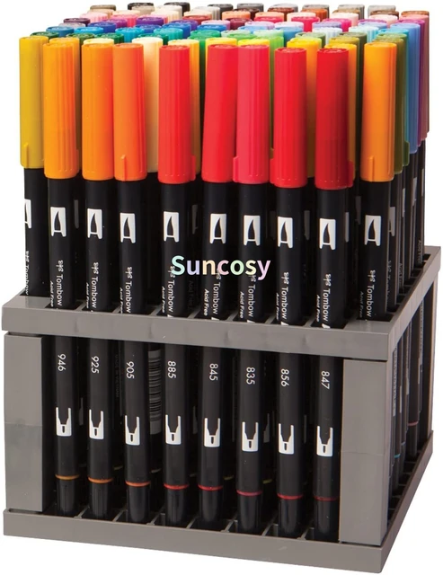 Tombow Dual Brush Pen Set of 6, Orange Blendables