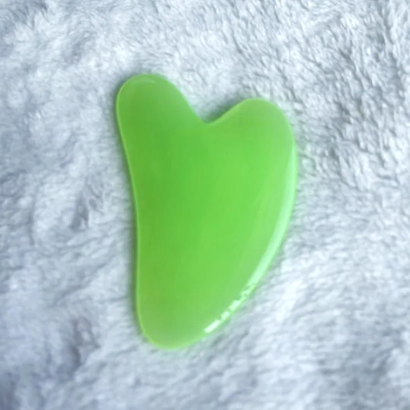 Guasha Board Heart Shape SPA Massage Durable Resin Gua sha Scraping Massage Scraper Face Massager Acupuncture Guasha Board Massager Face
