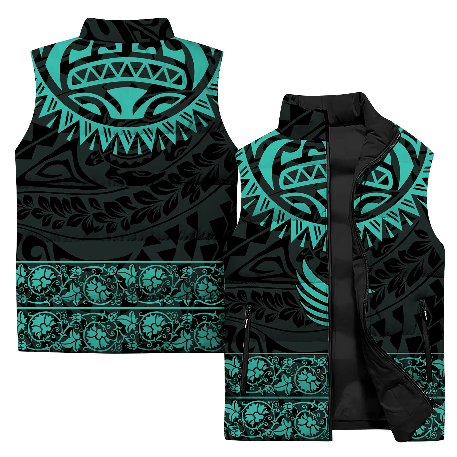 thumbnail image 5 of Chaleco cómodo y resistente al viento y al frío para hombre, chaquetas de invierno con estampado de moda y tendencia de ocio para hombre, chalecos de algodón y gruesos para hombre, ropa para hombre, 5 of 5