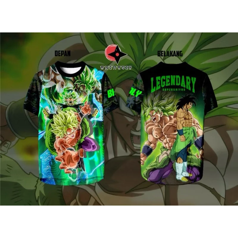 2026 Sommer Dragon Ball Retro Fitness T-Shirt Herren Oversize 3D-Druck Kurzarm Familien-Unisex Kinder-Sportshirt – Detail 9