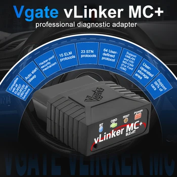Vgate vLinker MC ELM327 V2 2 Bluetooth 4 0 OBD2 Scanner OBD 2 WIFI BimmerCode