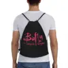 Custom Buffy The Vampire Slayer Drawstring Bags for Shopping Yoga Backpacks Men Women Supernatural TV Show Sports Gym Sackpack 5