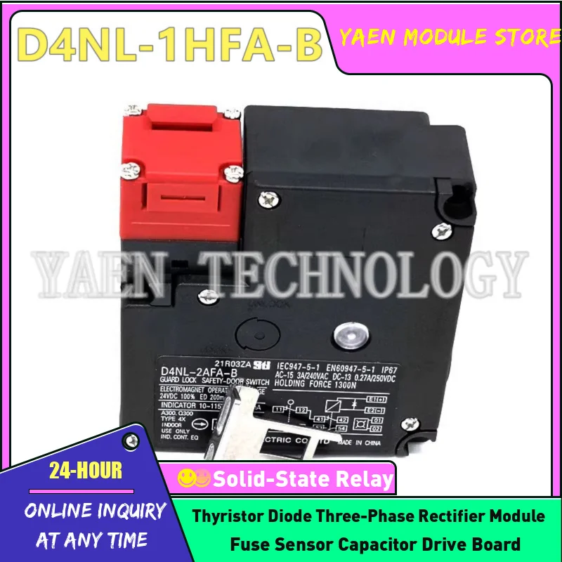 

Electromagnetic lock safety door switch D4NL-1AFG-B4 D4NL-2AFG-B4 D4NL-4AFG-B4 D4NL-1DFG-B4 D4NL-2DFG-B4 D4NL-4DFG-B4